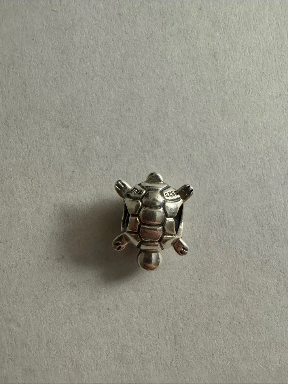 Pandora Silver Turtle Pavé Charm